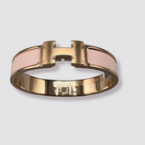 Hermès Clic H bracelet - Rose Candeur